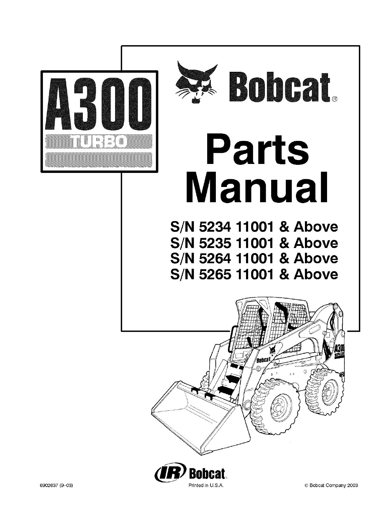 A300 G parts manual Bobcat (3)